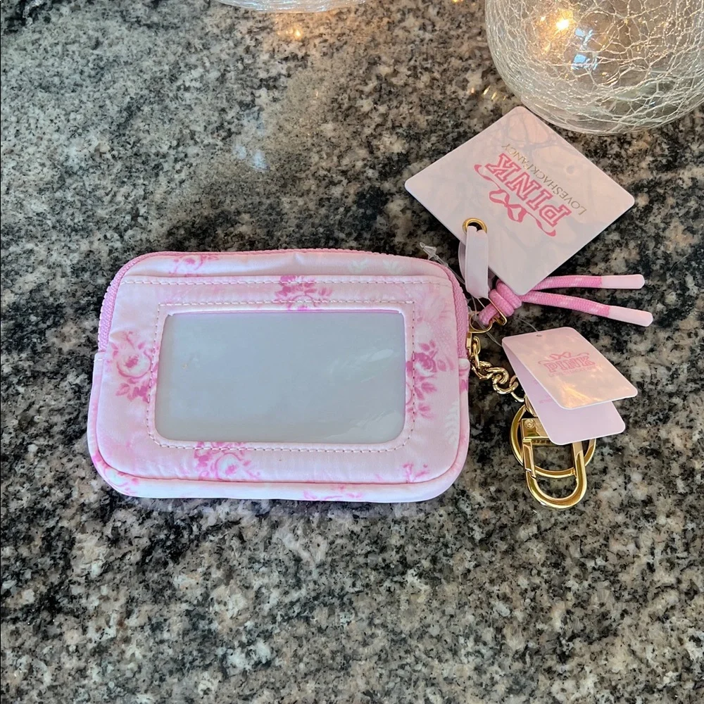 Pink x LoveShackFancy Zip Card Case
